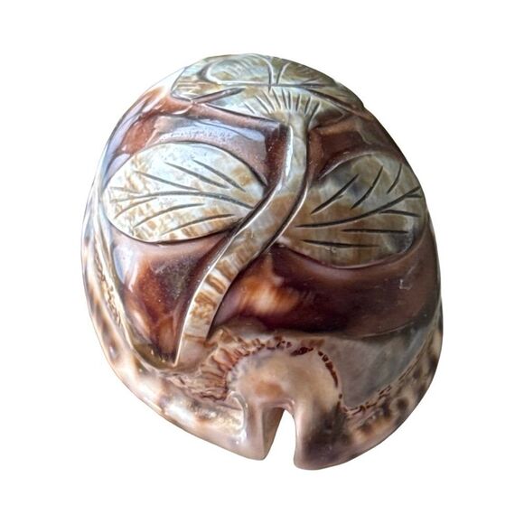 Carved Shell Flower - Picture 2 of 6